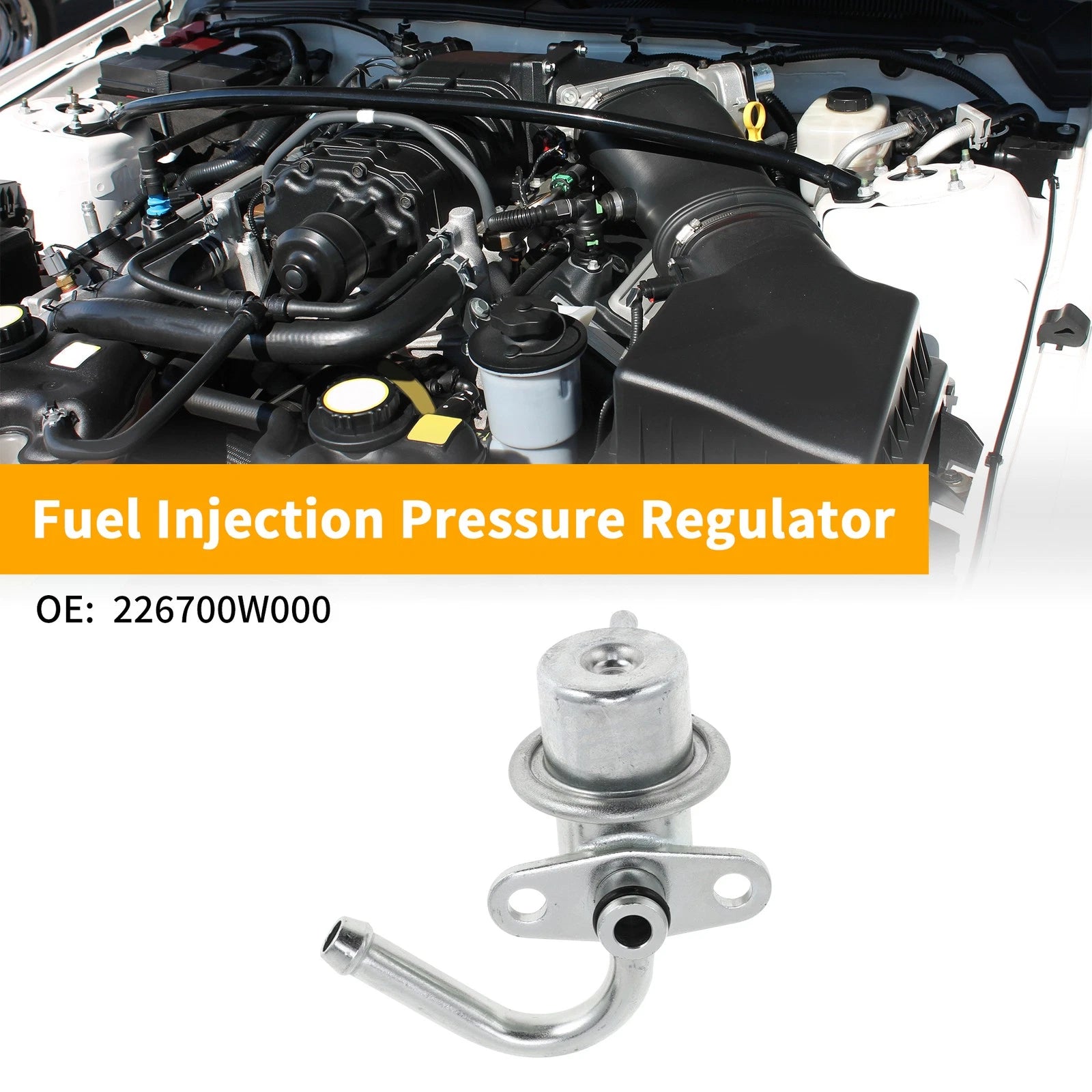 Fuel Pressure Regulator for Nissan Pathfinder (1990–1995) No. 226700W000 Metal