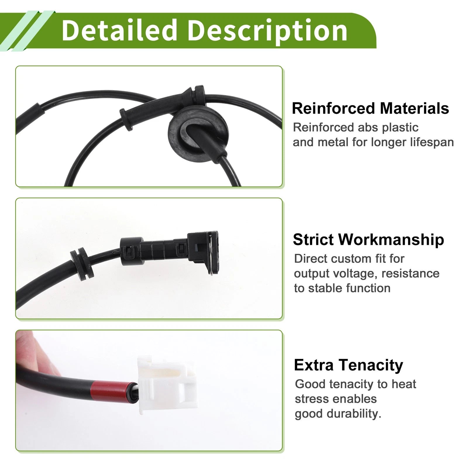 ABS Wheel Speed Sensor No. 9192007000 for Kia Picanto (2004–2015)