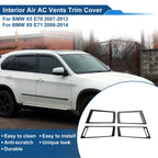 Set of 1 Air Condition Outlet Vent Trim Cover Frame for BMW X5 E70 (2007–2013)