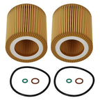 Oil Filter Kit 2X for BMW 128i 135i 323i 325i 328i 330i (2006–2013) HU816X