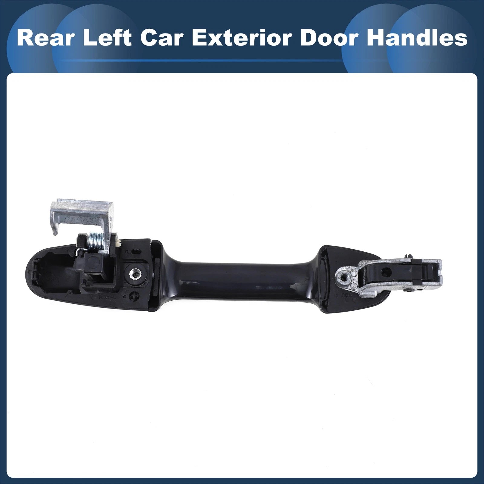 Rear Left Door Handle No. 72680SDET01 for Honda Accord (2003–2007) Black