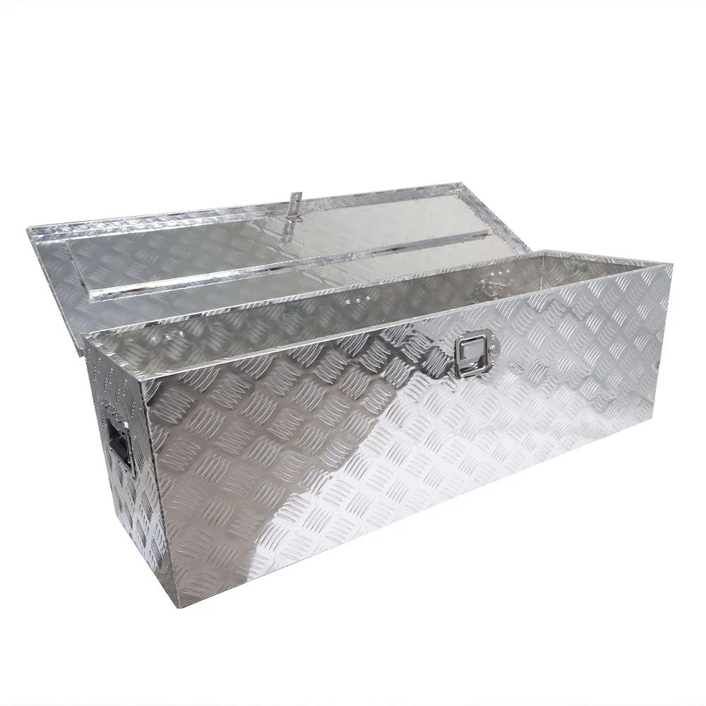 5 Bar Tread Aluminum Tool Box for Trailer Under Body (49" x 15" x 15")