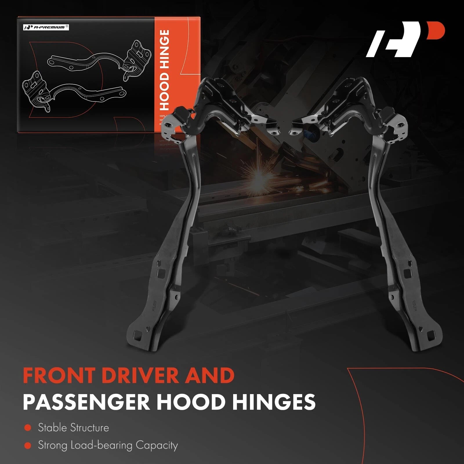 2X Hood Hinge for Ford F-150 (2015–2023)
