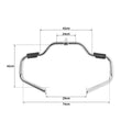 Mustache Engine Crash Guard Bar for Harley Touring Street Glide FLHX (2009–2024)