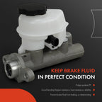 Brake Master Cylinder with Reservoir & Sensor for Chevy Impala (2006-2008)