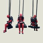Cute Deadpool Car Swinging Ornament for Rear View Mirror Decorations