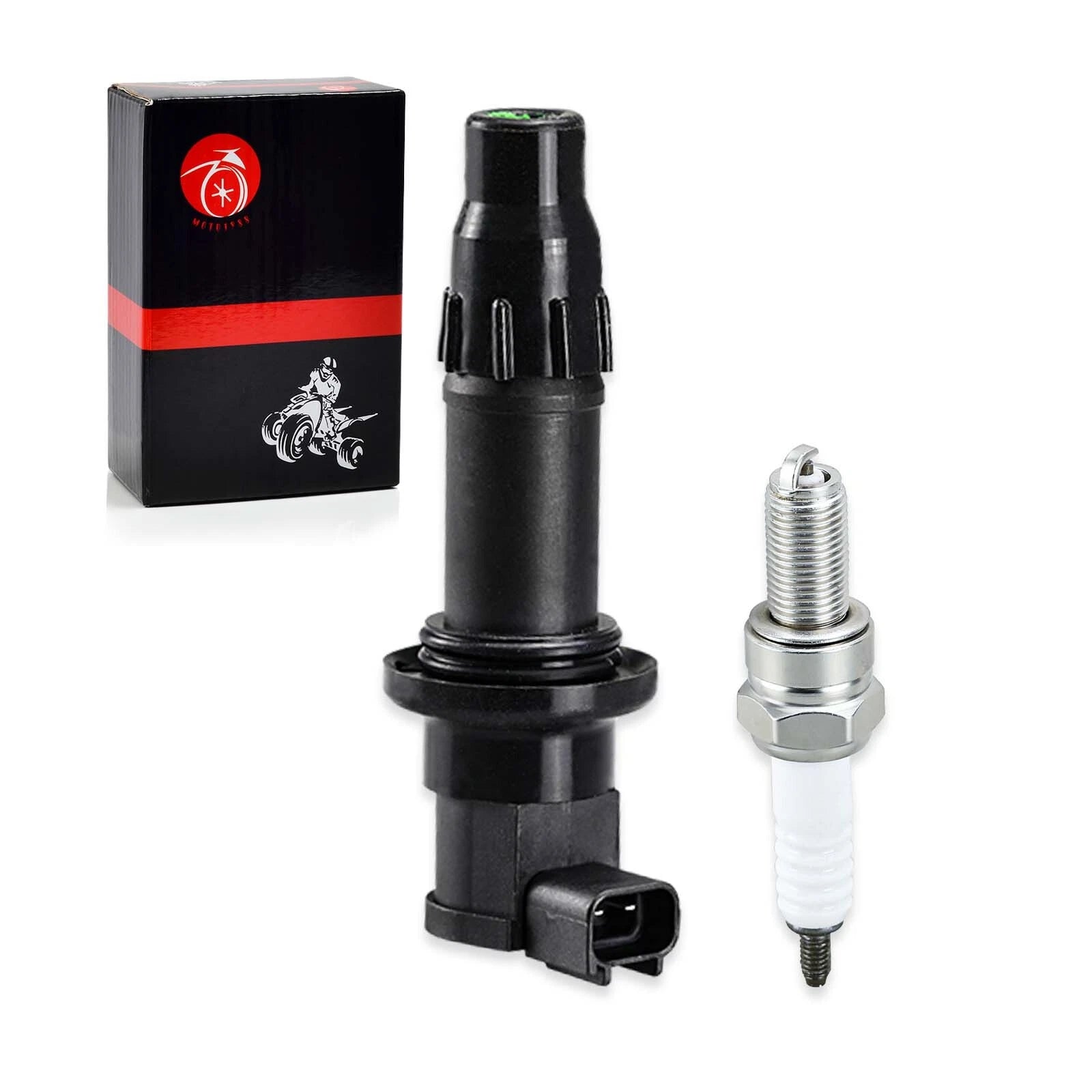 Ignition Coil & Spark Plug for Yamaha YZ450F (2003–2009) WR450F (2003–2011) YFZ450 (2004–2013)