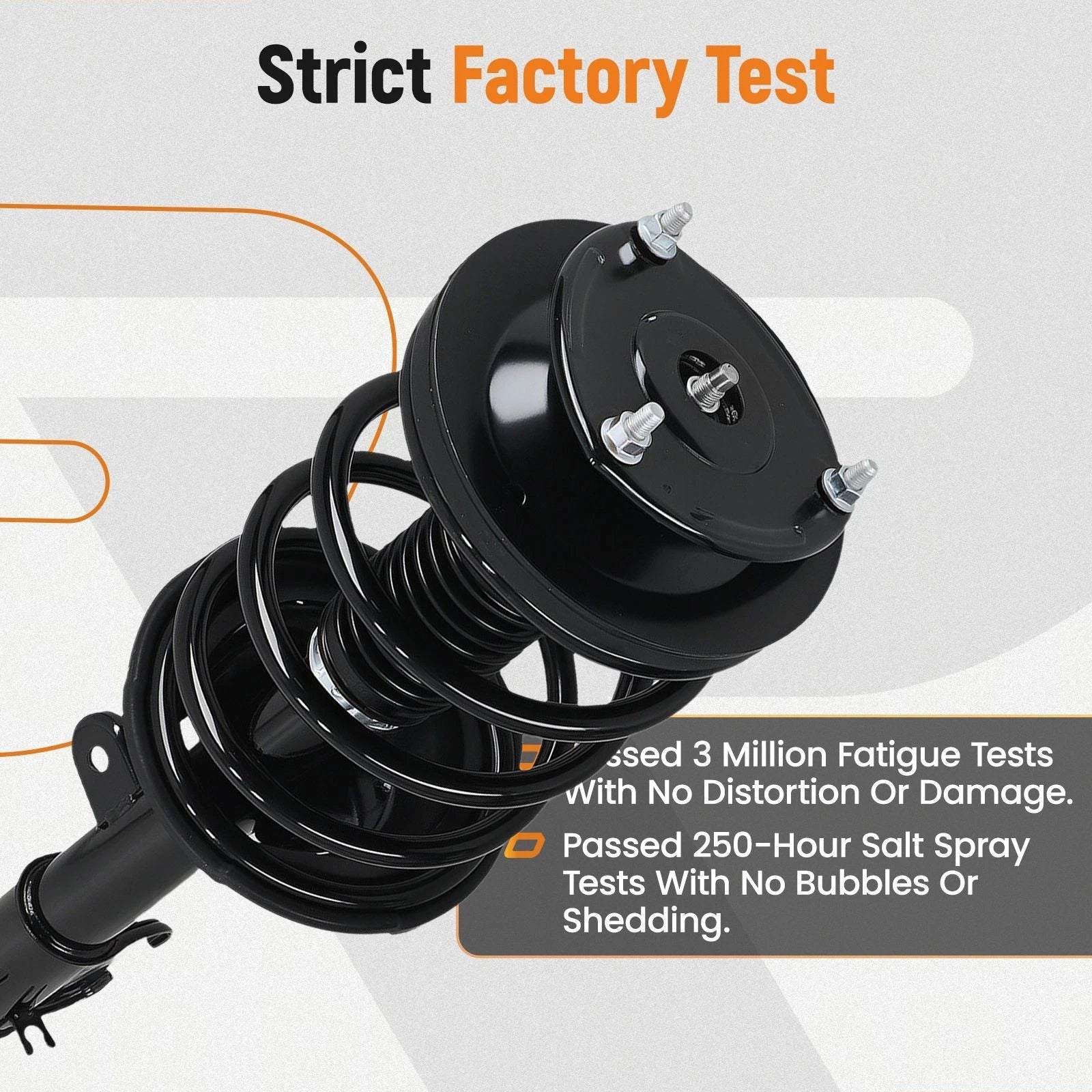Front Pair Quick Struts & Coil Spring for Hyundai Santa Fe (2007–2009) 172299
