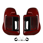 Lower Vented Fairings for Harley Electra Glide (2014–2024) Billiard Red