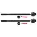 Set of 2 Front Inner Steering Tie Rod Ends for Dodge Ram 1500 2500 3500 (RWD)