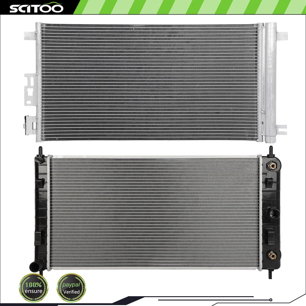 Radiator and A/C Condenser for Pontiac G6 (2006–2010) & Saturn Aura (2007–2009)