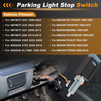 Brake Light Switch for Infiniti G20 (1999–2002) 25325D4000 1 pcs