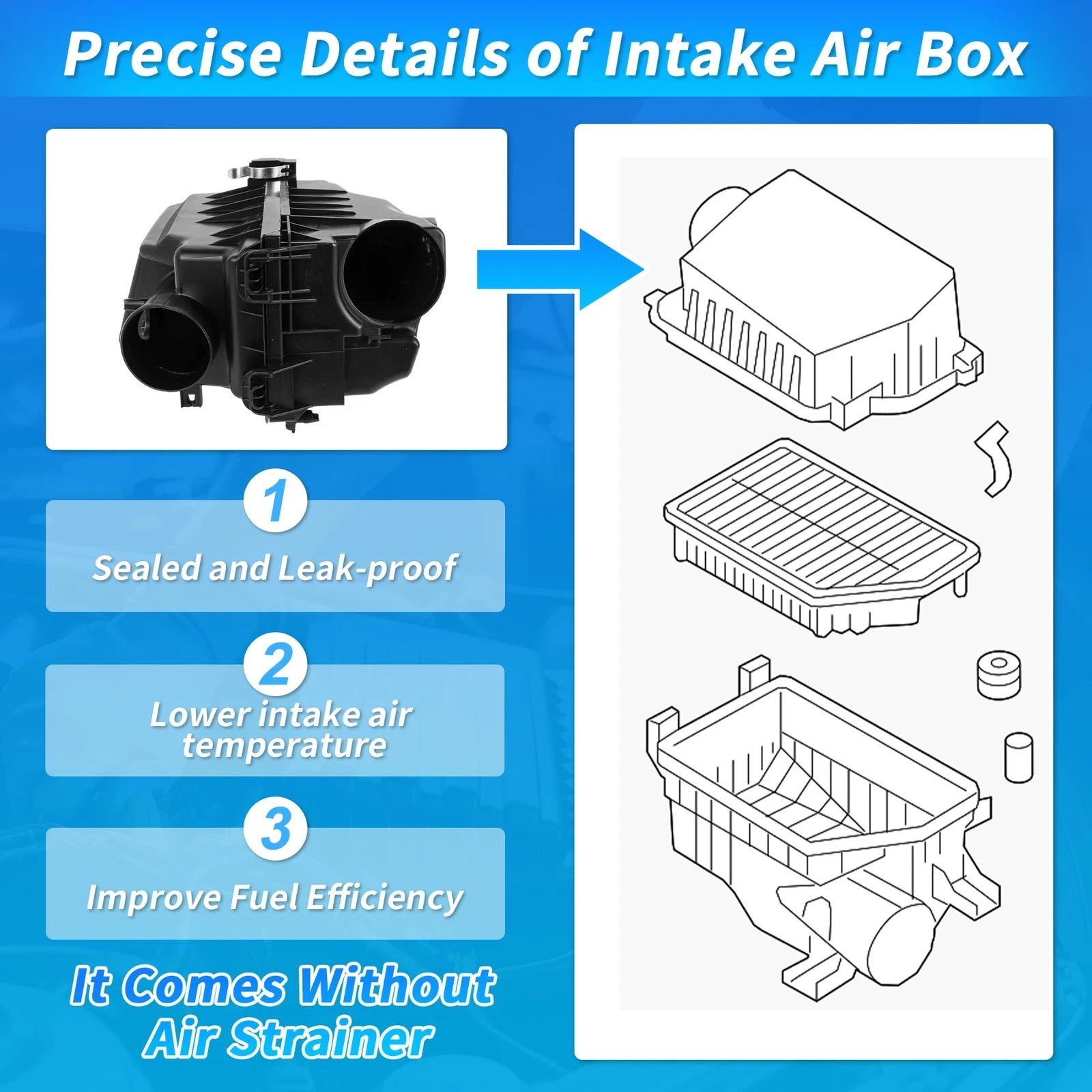 Air Filter Cleaner Box Housing for Lexus UX200 (2019–2022) No. 1770024620
