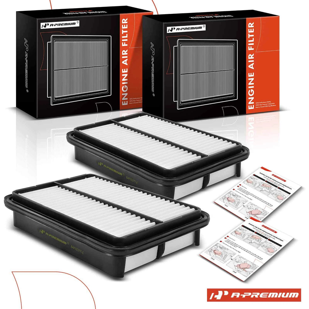 2x Engine Air Filter for Toyota Tacoma (1995–2004), 4Runner (1990–2000)