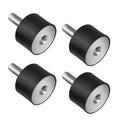 Anti Vibration 4Pcs M8 Rubber Mounts Isolator Bobbins for Car Exhaust System
