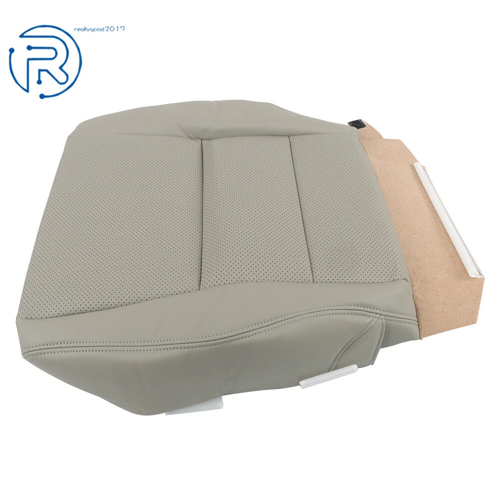 Passenger Bottom Seat Cover for Acura RDX (2007–2012) Leather Gray