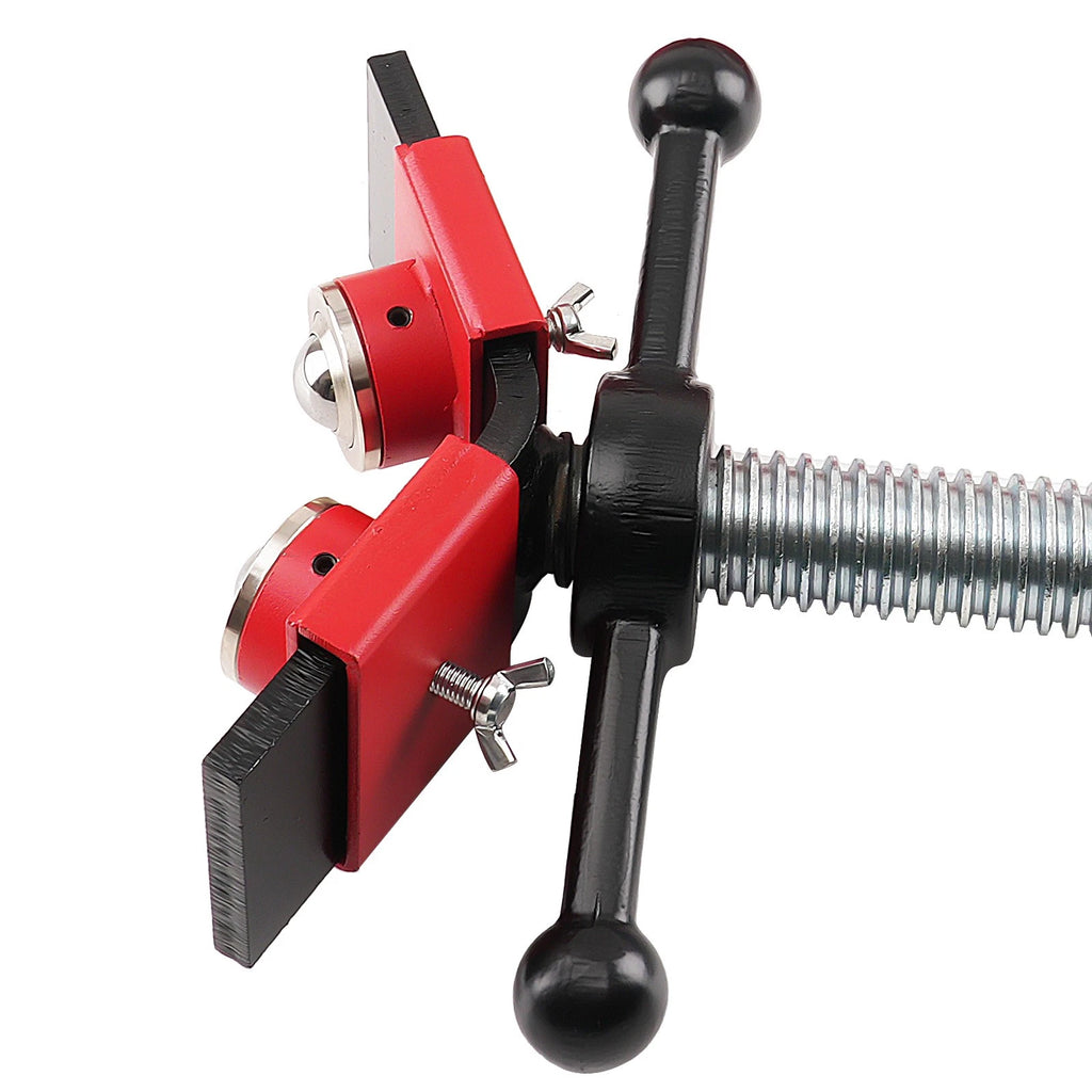 Adjustable Ball Transfer Pipe Jack Stand for Welding Support (24-42in)