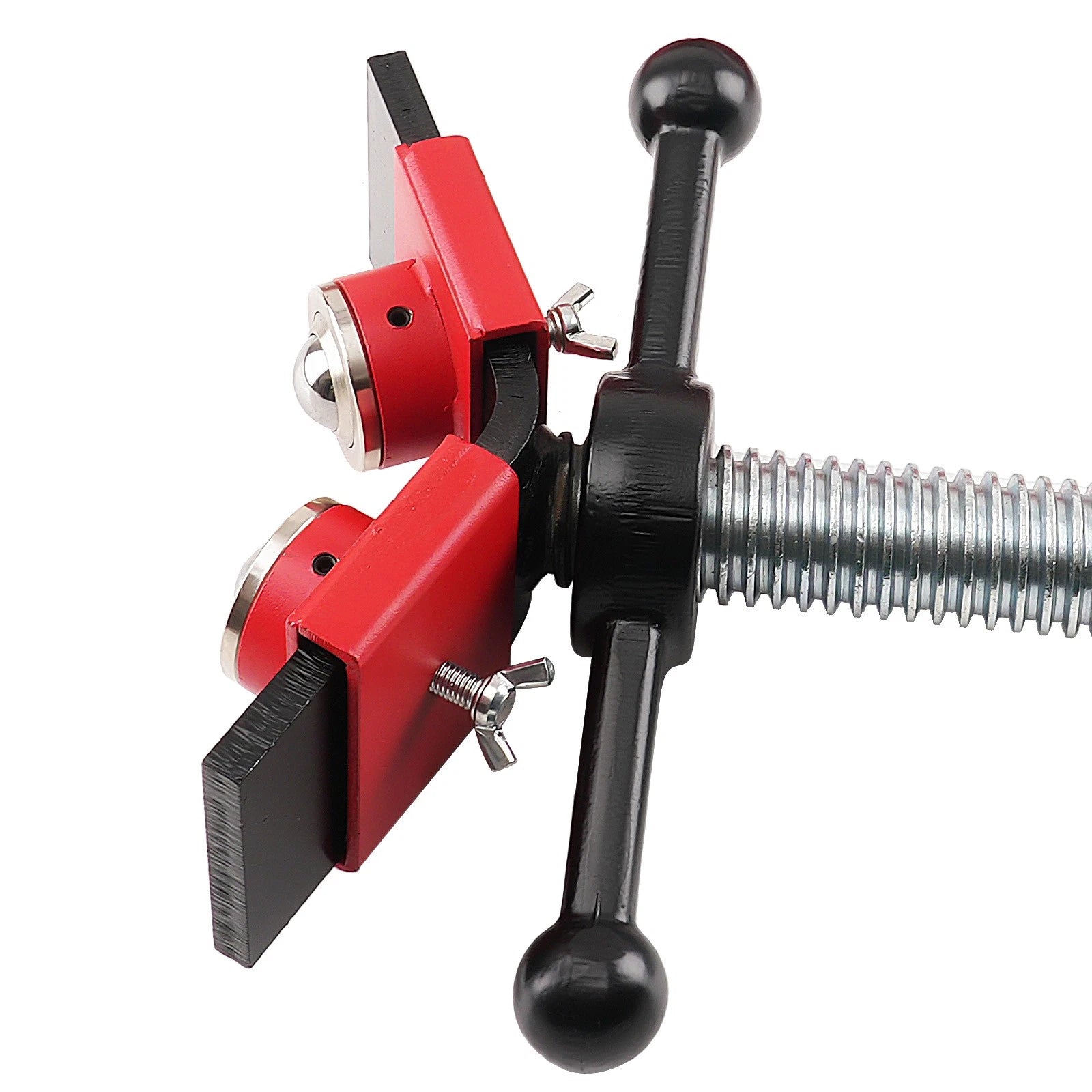 Adjustable Ball Transfer Pipe Jack Stand for Welding Support (24-42in)