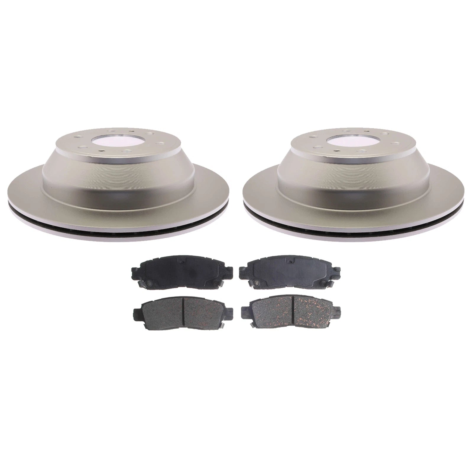 ACDelco Silver Rear Brake Kit 325mm Disc Rotors Pads for Rainer SSR Envoy (2004–2009)