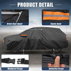 Waterproof Car Cover for Toyota RAV4 (2012–2022) 210D-PU Oxford with Zipper
