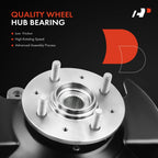 Front Left Steering Knuckle & Hub Bearing for Honda Civic (2001-2002)
