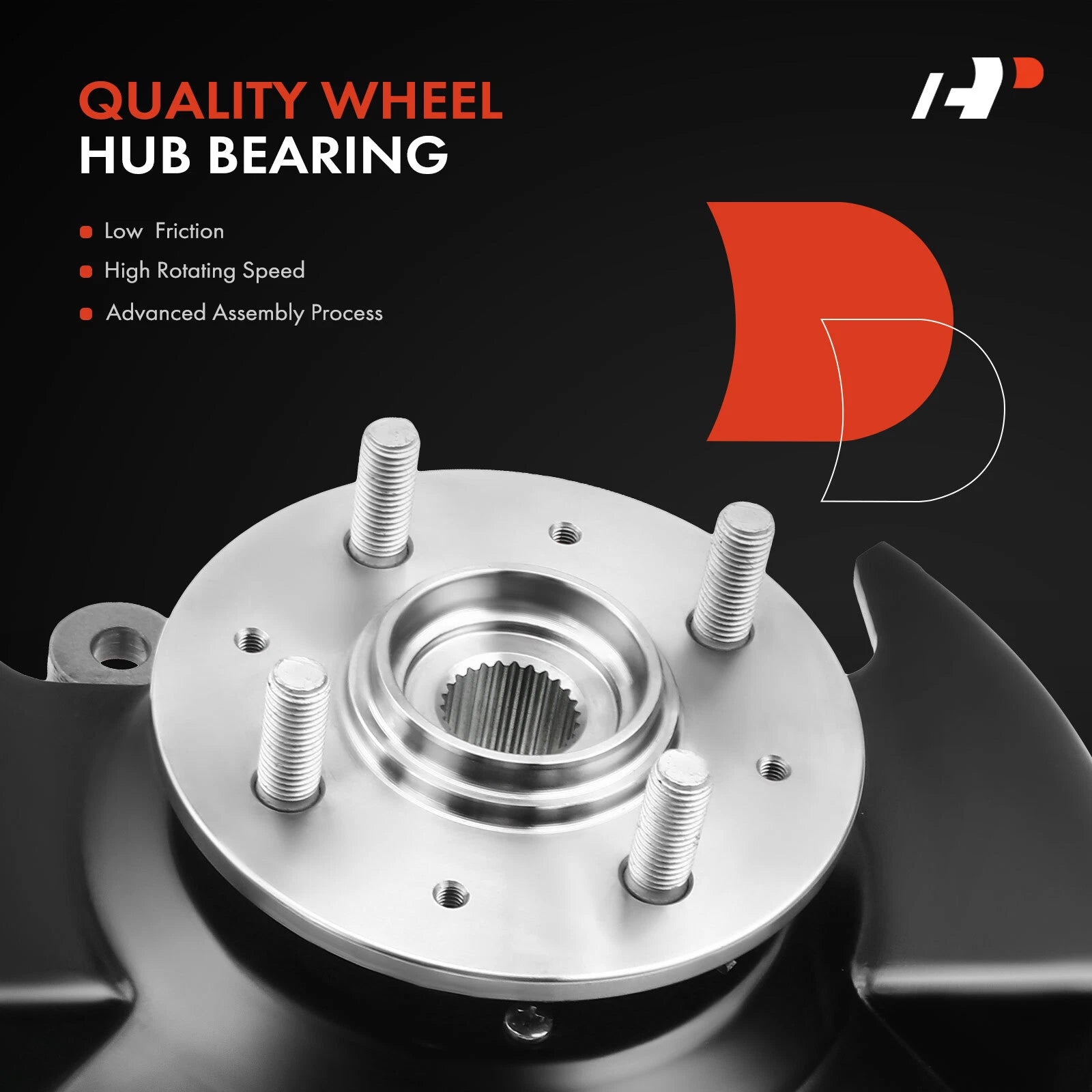 Front Left Steering Knuckle & Hub Bearing for Honda Civic (2001-2002)