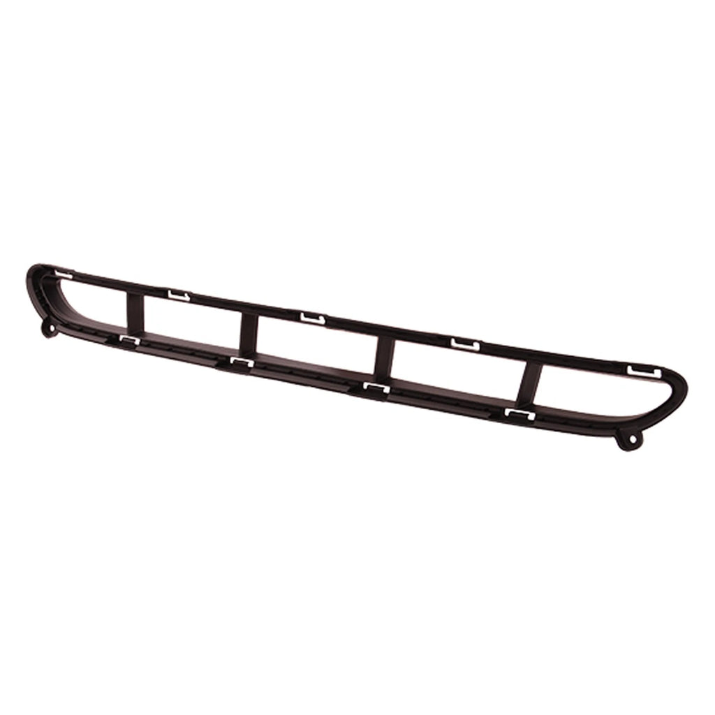 Replacement Black TPO Plastic Front Bumper Cover Center Molding