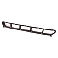 Replacement Black TPO Plastic Front Bumper Cover Center Molding