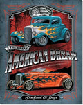 Tin Metal Sign for Hot Rod Classic Car Garage Muscle V8 (1534)