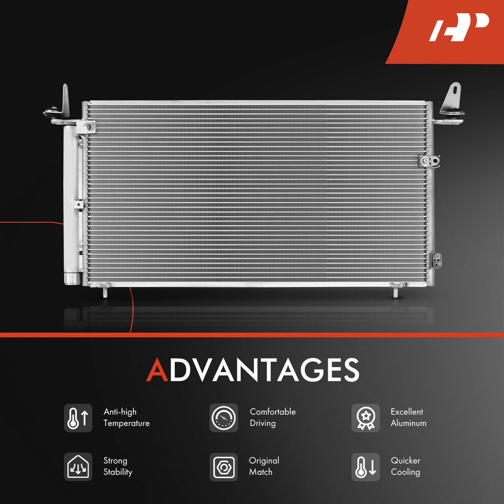A/C Condenser with Receiver Drier and Bracket for Toyota Tundra (2004-2005)