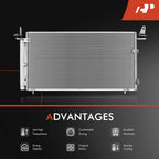 A/C Condenser with Receiver Drier and Bracket for Toyota Tundra (2004-2005)