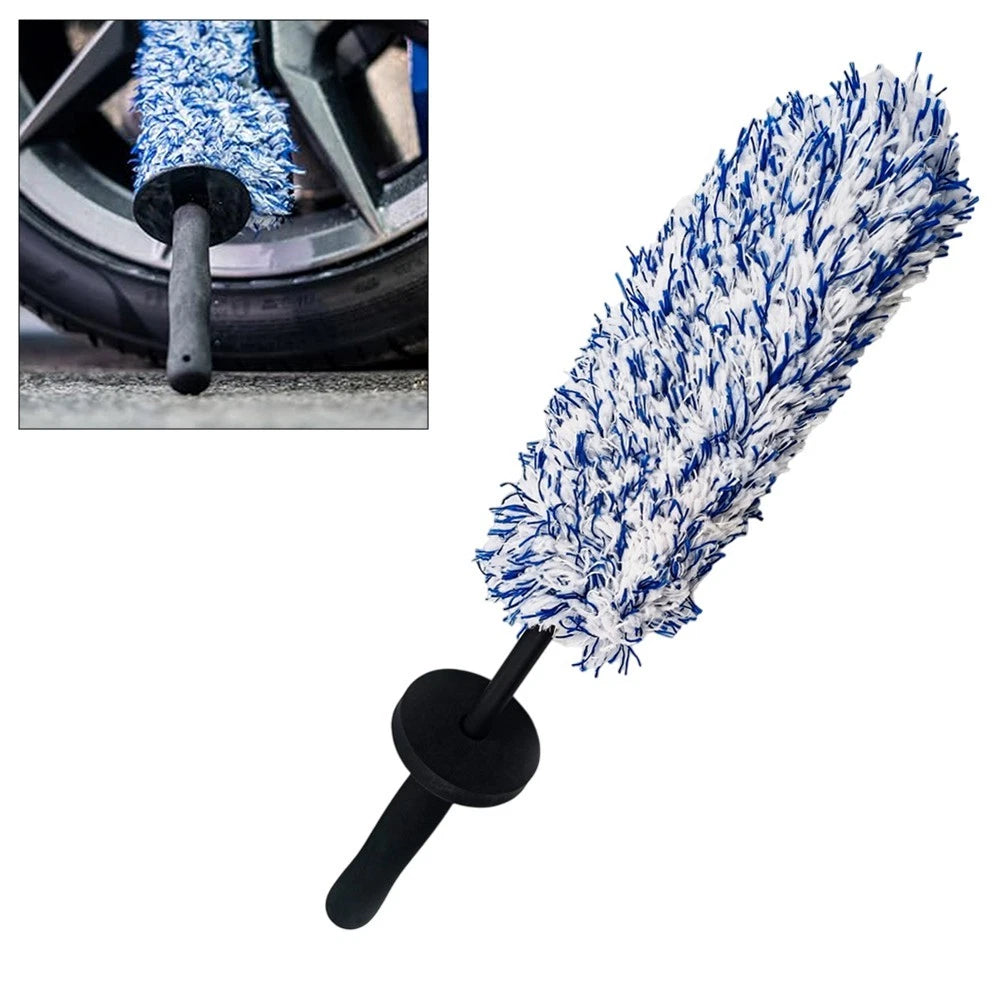 Flexible Microfiber Car Wash Brush for Detailed Wheel Care (2010–2023)