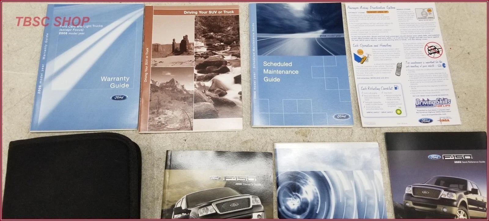 Owners Manual Collection with Case for Ford F-Series F150 (2006)