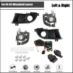 Fog Lights for Mitsubishi Lancer (2004–2005) with Switch and Wiring