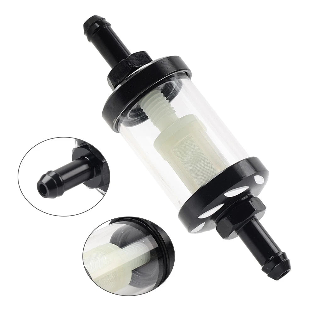 Inline 8MM 5/16 Reusable Motorcycle Gas Fuel Filter