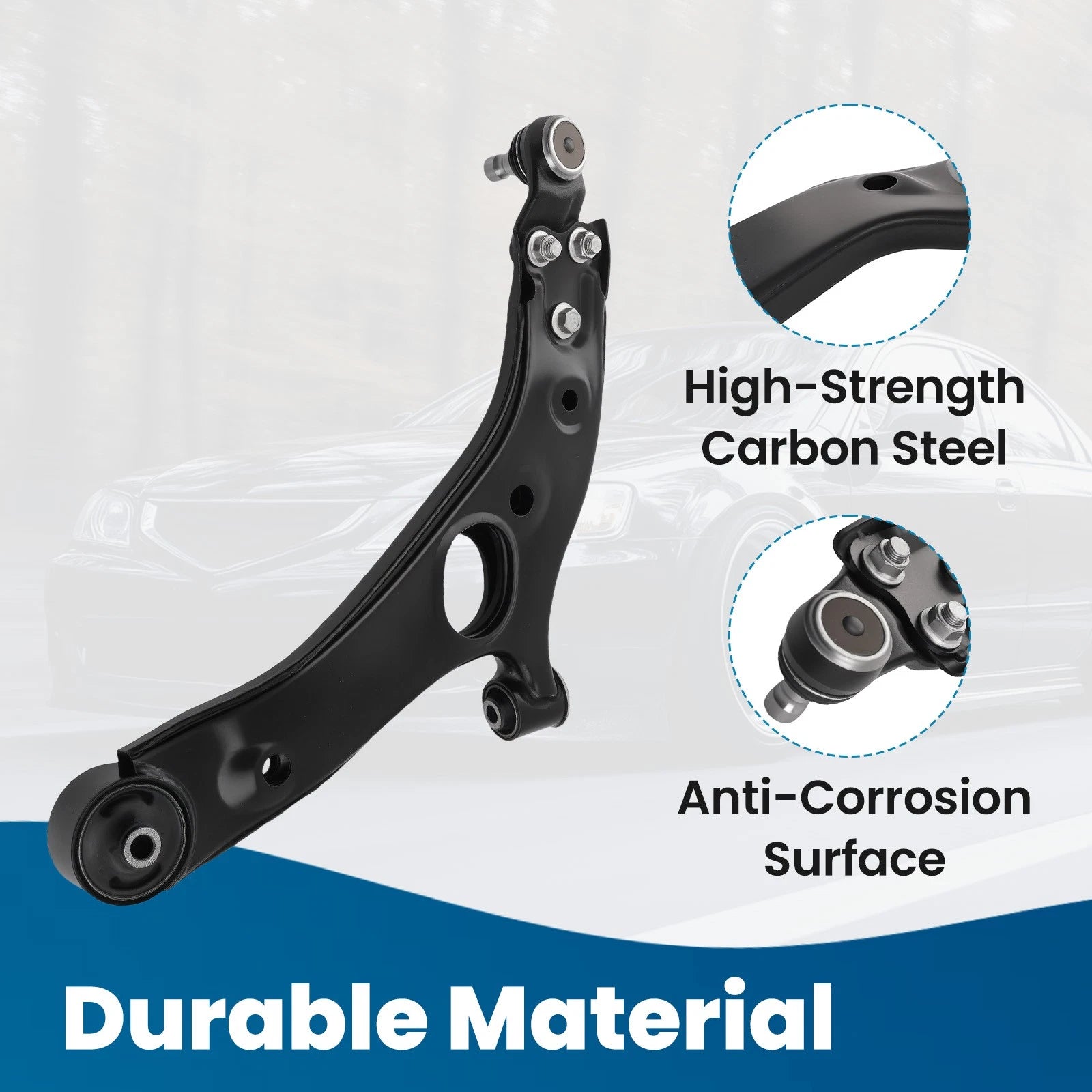 Front Lower RH Control Arm for Sonata, Azera, Optima, Cadenza (2011–2016)