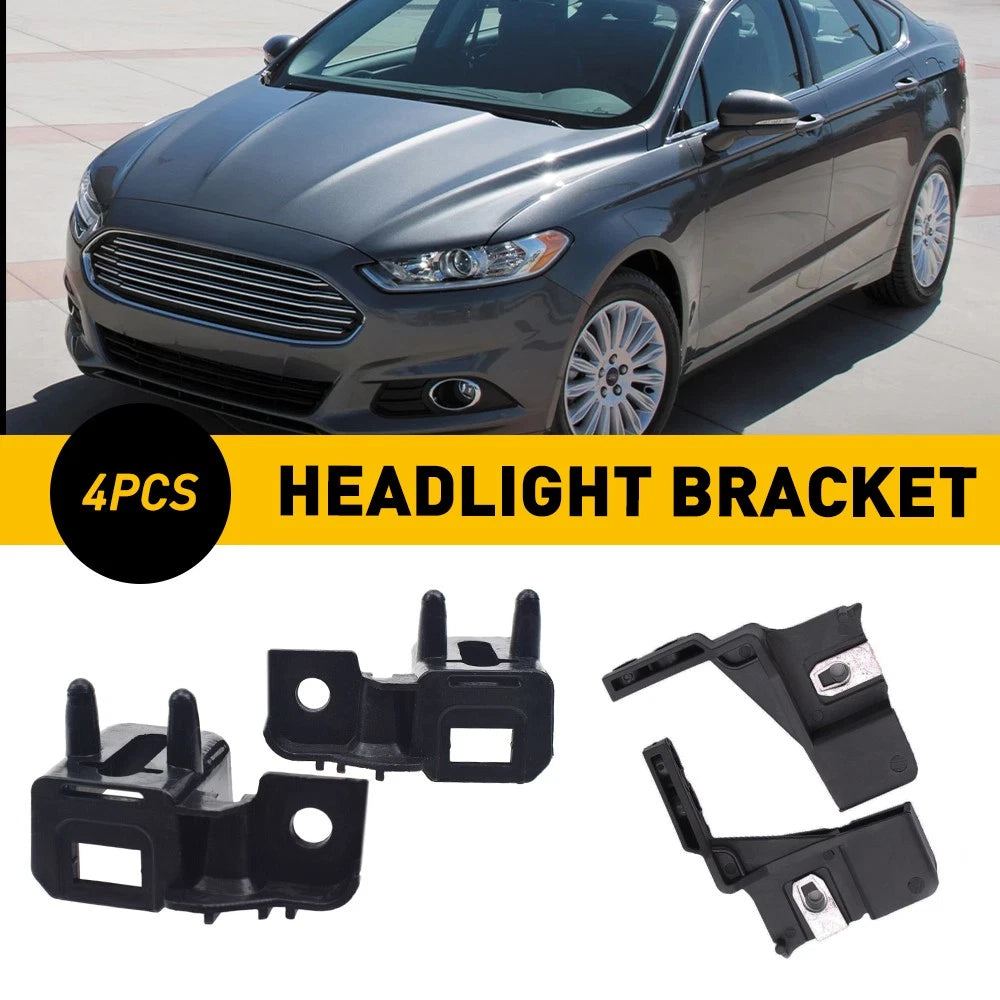 Headlight Mounting Brackets Kit LH & RH for Ford Fusion Lincoln MKZ (2013–2016)