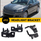 Headlight Mounting Brackets Kit LH & RH for Ford Fusion Lincoln MKZ (2013–2016)