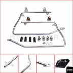 Chrome Saddlebag Support Conversion Bracket Kit for Harley Heritage Softail (1984–1991)
