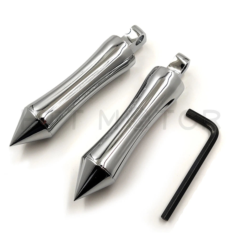 Chrome FootPeg for Harley Road King, Sportster 883, 1200 XL