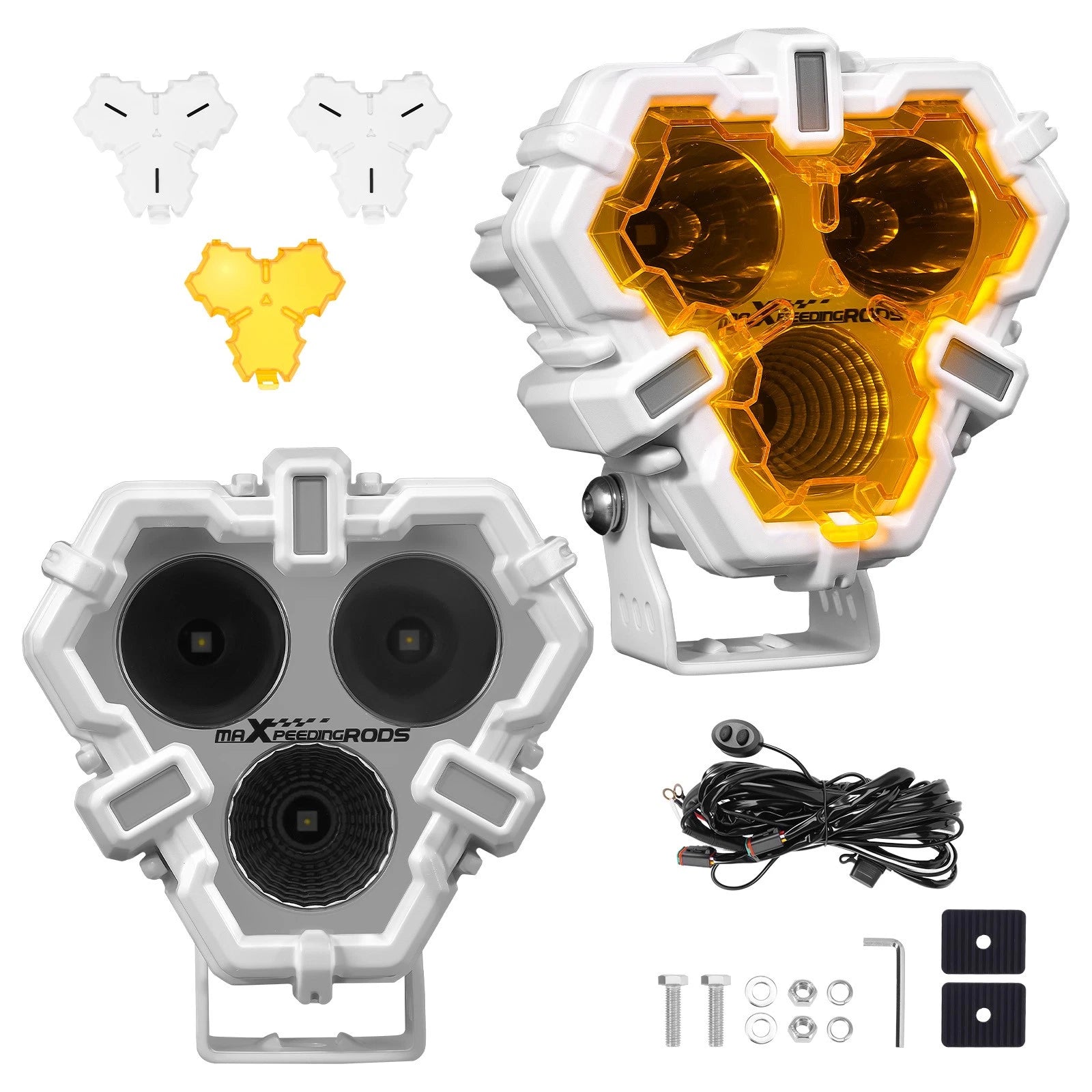 5" LED Work Light Pods for Offroad Truck ATV (DRL)
