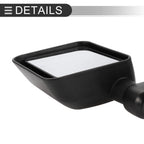 Tow Mirrors for Jeep Wrangler (2007–2017) No. 55077967AB/55077966AB Set of 1