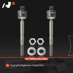 2X Front Inner Tie Rod Ends for Honda Accord Acura TLX (2013–2020)