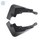 Set of 2 Black Plastic Mud Flaps for Toyota Corolla (2014-2018)