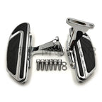 Chrome Airflow Footboard Mounting Bracket for Harley Touring (1993–2019)