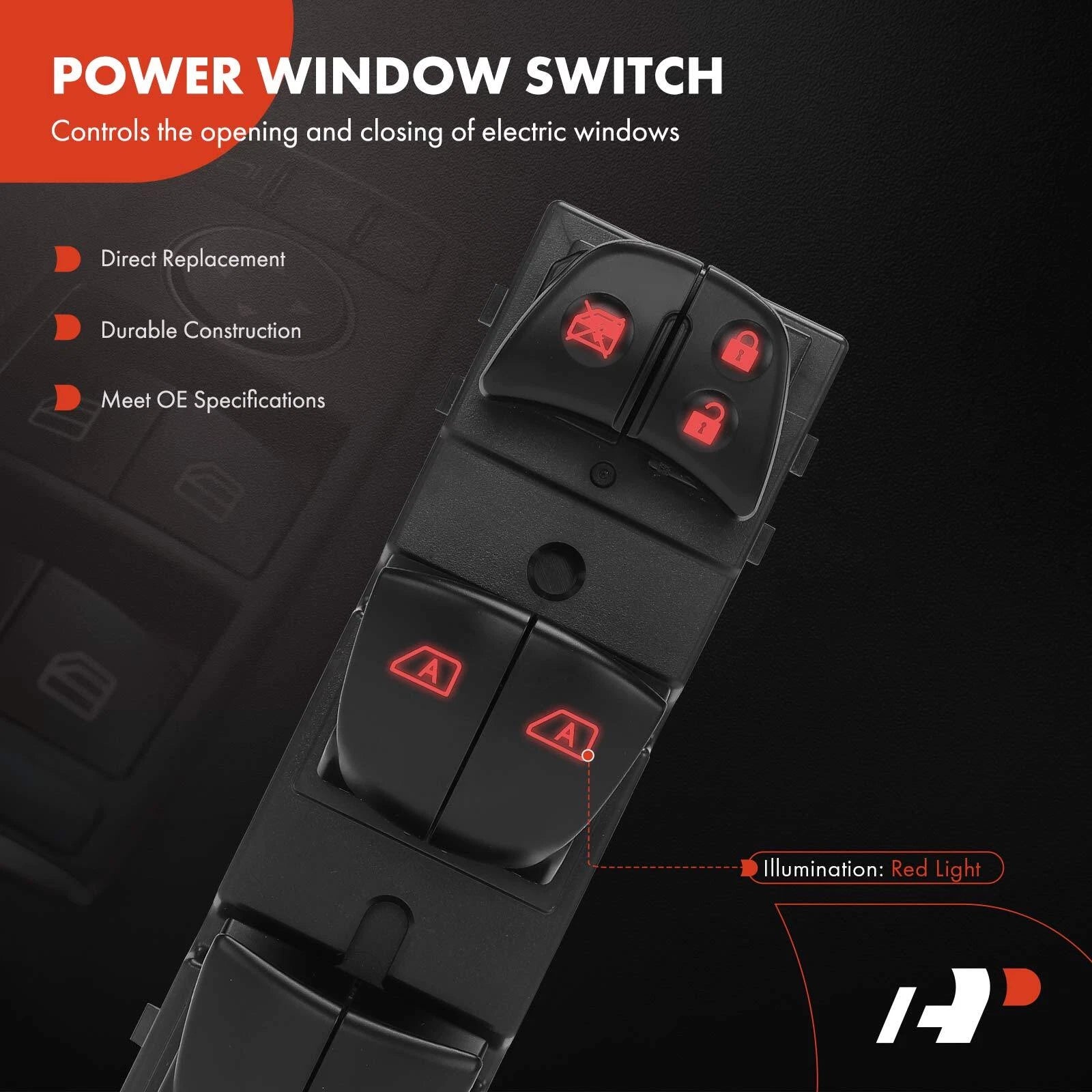 Front Left Power Window Switch for Nissan Murano (2015-2022)