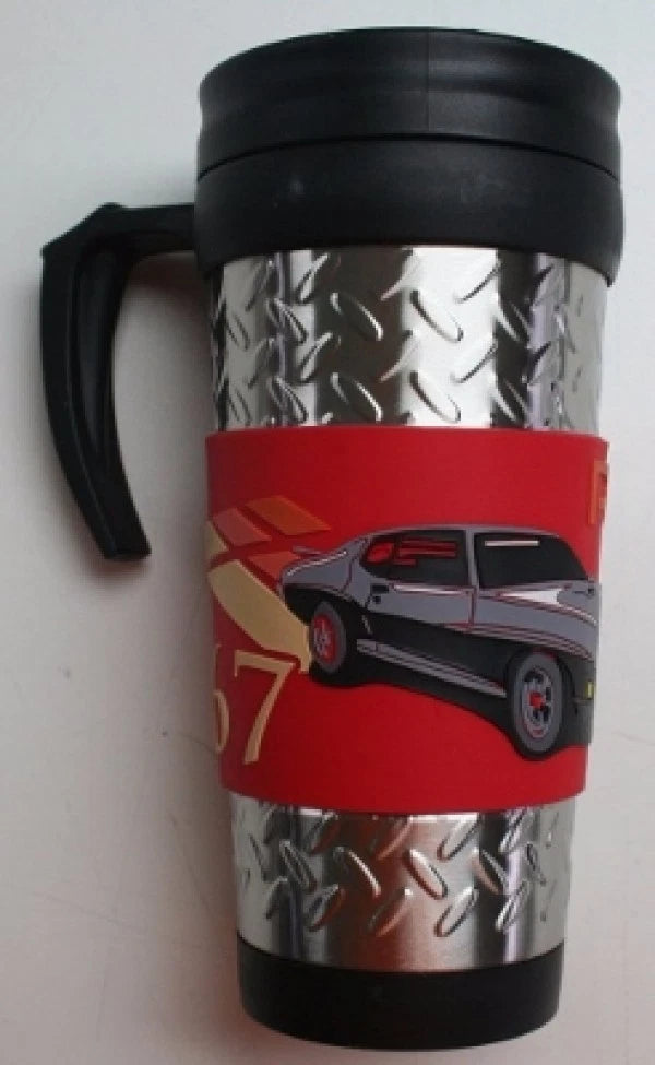 Travel Mug Holder for Pontiac GTO The Judge (1967) - Stainless Steel
