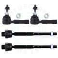 Set of 4 Front Inner & Outer Tie Rod Ends for Dodge Dakota (2005–2011)