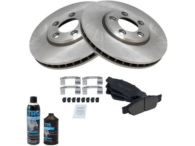 Front Brake Pad and Rotor Kit for Jaguar S Type (2000–2002) BB537TP