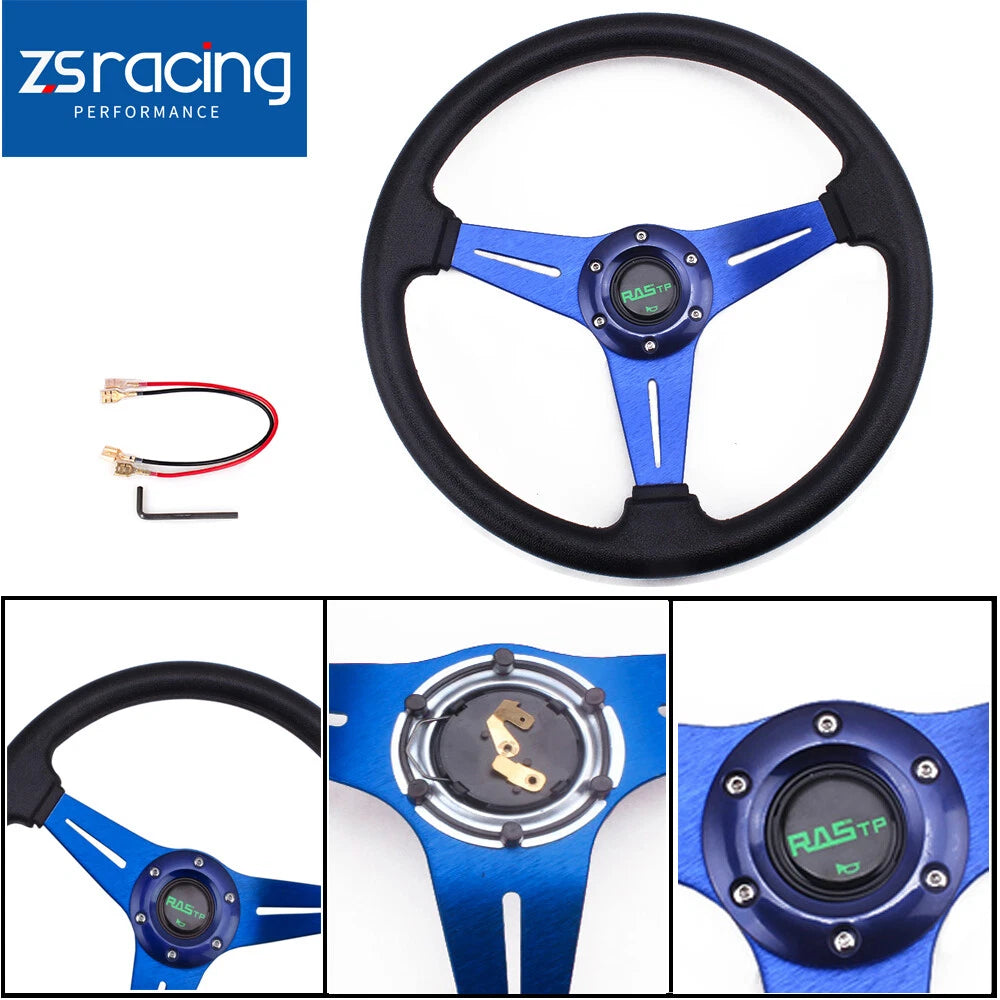340mm Blue Steering Wheel for Yamaha EZGO Club Car